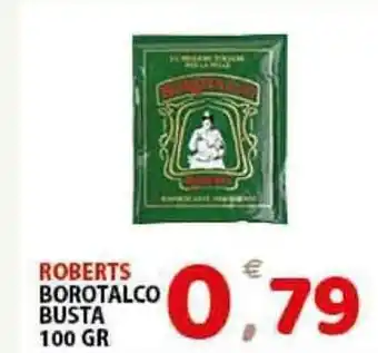 Premium Supermercati Roberts Borotalco Busta 100gr offerta