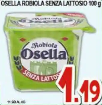 Sacoph Osella Robiola senza lattosio 100g offerta