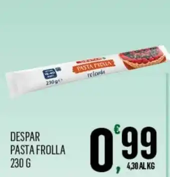 Vibian DESPAR PASTA FROLLA 230 g offerta