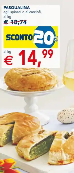 Esselunga PASQUALINA agli spinaci o ai carciofi offerta