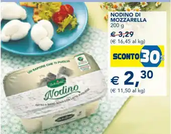 Esselunga NODINO DI MOZZARELLA 200 g offerta