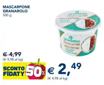 Esselunga MASCARPONE GRANAROLO 500 g offerta