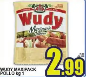 Sacoph Aia Wudy Maxipack Pollo 1kg offerta