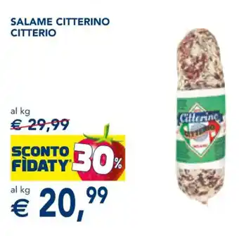 Esselunga SALAME CITTERINO CITTERIO offerta