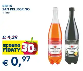 Esselunga BIBITA SAN PELLEGRINO 1 litro offerta