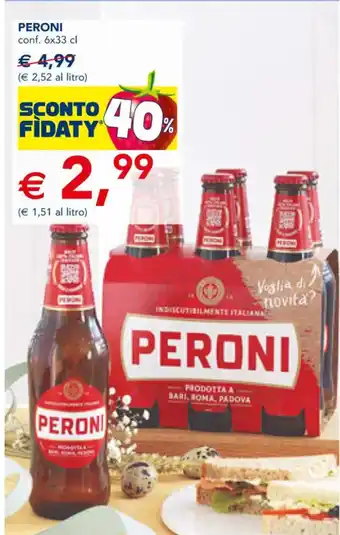 Esselunga PERONI conf. 6x33 cl offerta