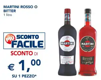 Esselunga MARTINI ROSSO O BITTER 1 litro offerta