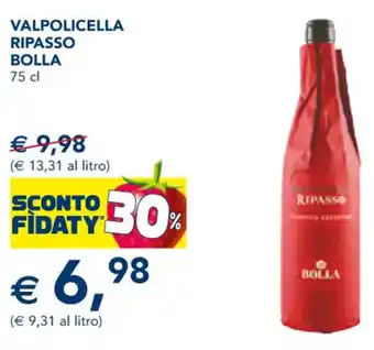 Esselunga VALPOLICELLA RIPASSO BOLLA 75 cl offerta
