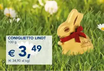 Esselunga CONIGLIETTO LINDT 100 g offerta