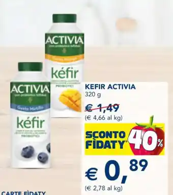 Esselunga KEFIR ACTIVIA 320 g offerta