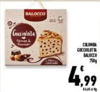 Conad Superstore COLOMBA GOCCIOLOTTA BALOCCO 750g offerta