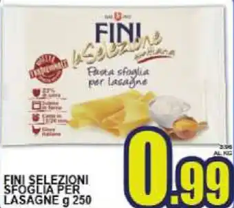 Sacoph Fini Selezioni Sfoglia per Lasagne 250g offerta