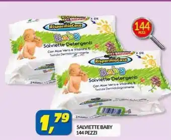 Risparmio Casa SALVIETTE BABY 144 PEZZI offerta