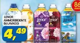 Risparmio Casa LENOR AMMORBIDENTE 86 LAVAGGI offerta