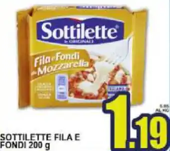 Sacoph Sottilette Fila e Fondi 200g offerta