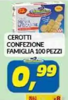 Risparmio Casa CEROTTI CONFEZIONE FAMIGLIA 100 PEZZI offerta