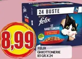 Risparmio Casa FELIX GHIOTTONERIE 85 GR X 24 offerta