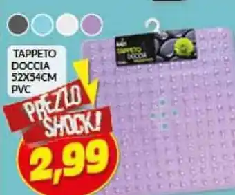 Risparmio Casa TAPPETO DOCCIA 52X54CM PVC offerta