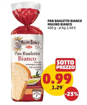 PENNY PAN BAULETTO BIANCO MULINO BIANCO 400 g offerta