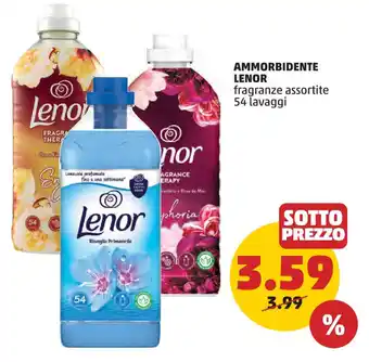 PENNY AMMORBIDENTE LENOR fragranze assortite 54 lavaggi offerta