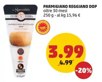 PENNY PARMIGIANO REGGIANO DOP oltre 30 mesi 250 g offerta