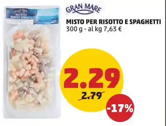 PENNY GRAN MARE MISTO PER RISOTTO E SPAGHETTI 300 g offerta