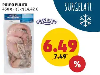 PENNY POLPO PULITO 450 g offerta