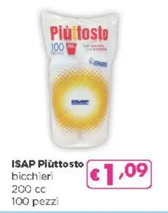 ISAP Piuttosto bicchieri 200 cc 100 pezzi