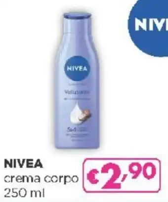 Acqua & Sapone NIVEA crema corpo 250 ml offerta