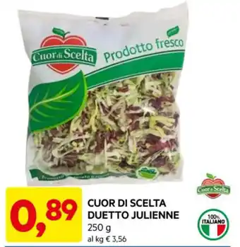 DPiù CUOR DI SCELTA DUETTO JULIENNE 250 g offerta