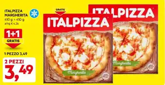 DPiù ITALPIZZA MARGHERITA 410 g + 410 g offerta