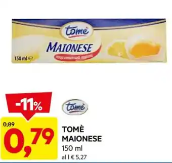 TOMÈ MAIONESE 150 ml