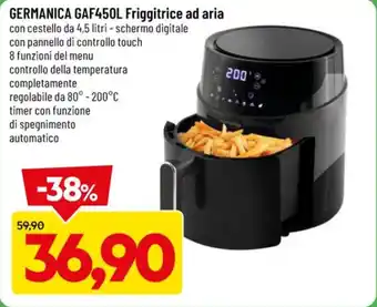 DPiù GERMANICA GAF450L Friggitrice ad aria offerta
