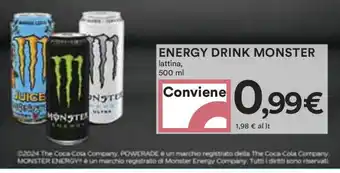 Coop ENERGY DRINK MONSTER lattina, 500 ml offerta