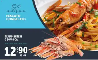 Deco Supermercati SCAMPI INTERI G 30/40 CA. offerta