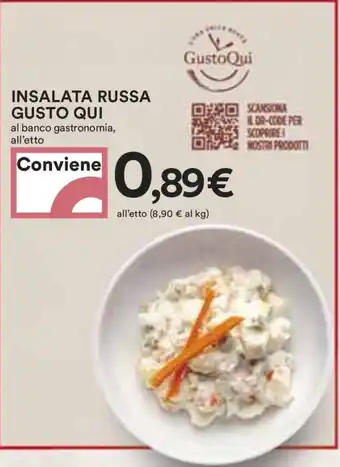 Coop INSALATA RUSSA GUSTO QUI offerta