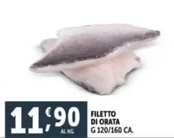 Deco Supermercati FILETTO DI ORATA G 120/160 CA. offerta