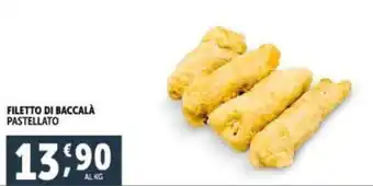 Deco Supermercati FILETTO DI BACCALÀ PASTELLATO offerta