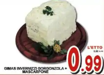 Sacoph Gimas Invernizzi Gorgonzola+ Mascarpone offerta