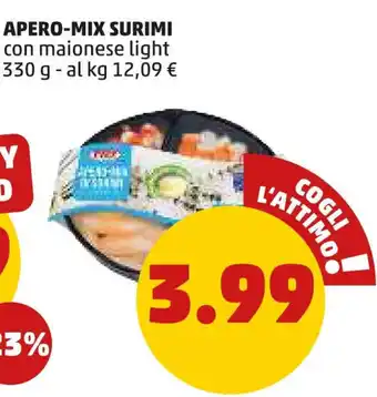 PENNY APERO-MIX SURIMI con maionese light 330 g offerta
