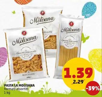 PENNY PASTA LA MOLISANA formati assortiti 1 kg offerta