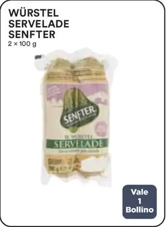 Coop WÜRSTEL SERVELADE SENFTER 2 x 100 g offerta