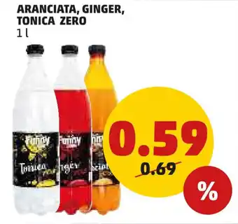 PENNY ARANCIATA, GINGER, TONICA ZERO 1 l offerta