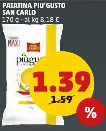PENNY PATATINA PIU'GUSTO SAN CARLO 170 g offerta