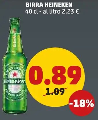 PENNY BIRRA HEINEKEN 40 cl offerta