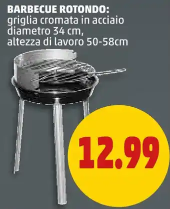 PENNY BARBECUE ROTONDO offerta