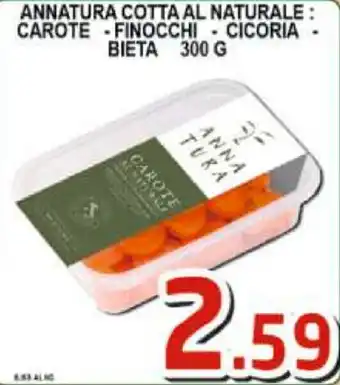 Sacoph Annatura Cotta Al Naturale: Carote-Finocchi-Cicoria Bieta 300g offerta