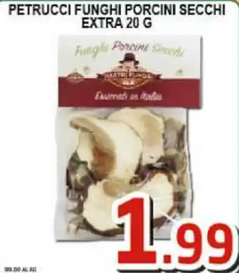 Sacoph Petrucci Funghi Porcini Secchi Extra 20g offerta