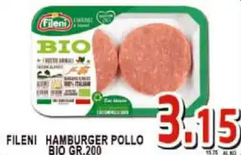 Fileni Hamburger Pollo Bio gr. 200