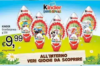 Famila KINDER GranSorpresa g 150 offerta